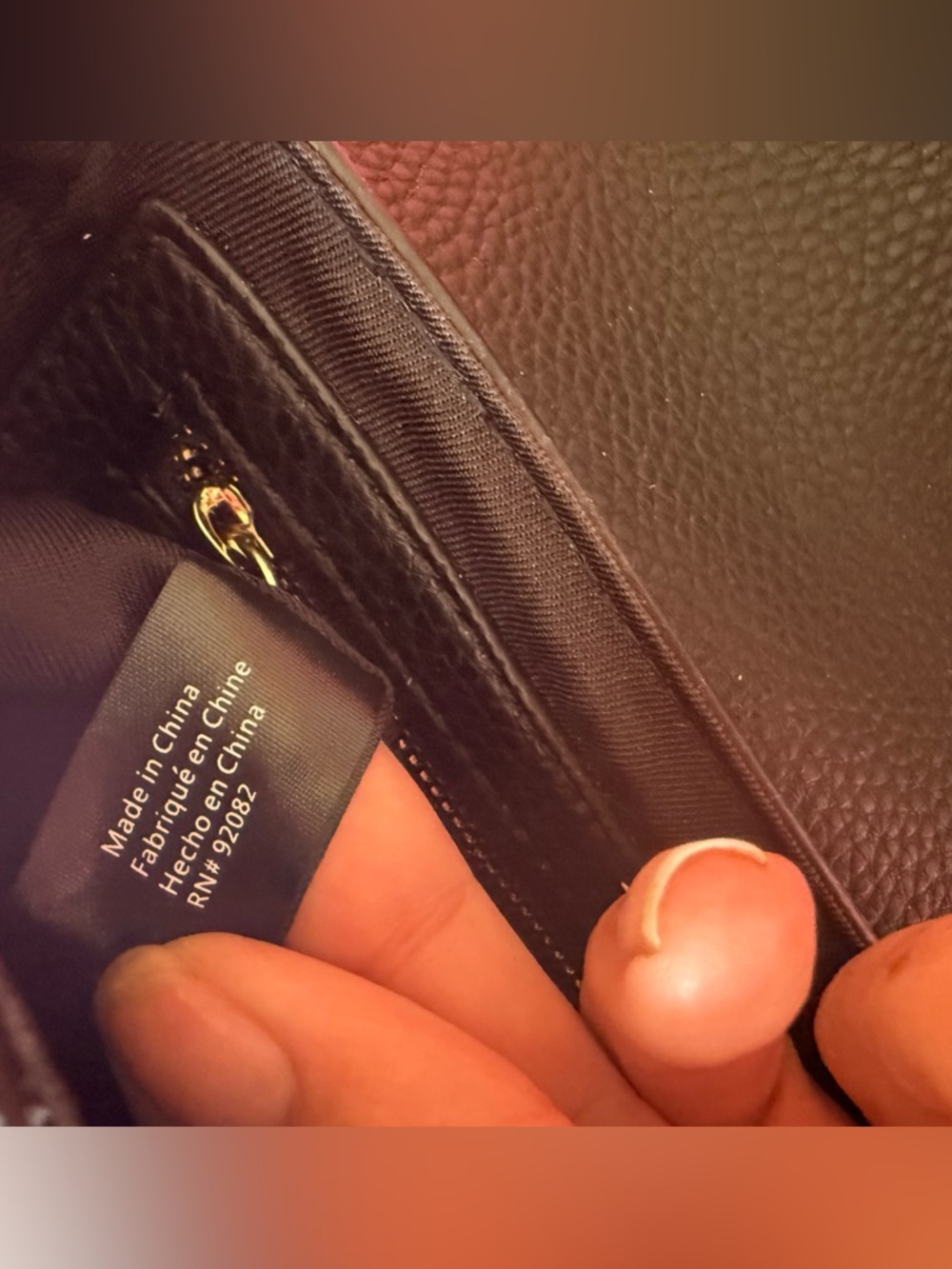 Saks Fifth Avenue Black Leather Crossbody Bag - Picture 10 of 14